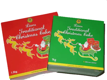 Lions Club Christmas cakes