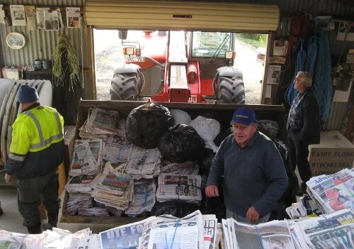 Winchelsea Lions Club paper recycling